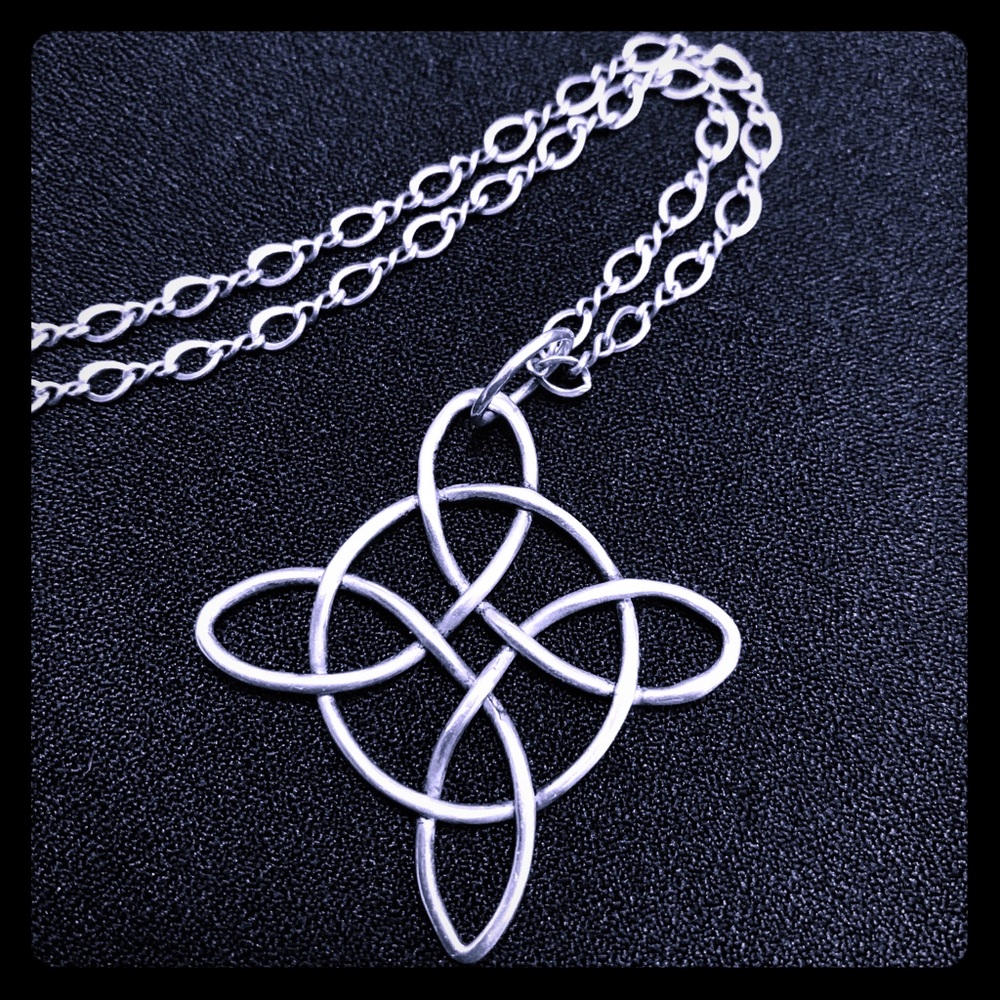 NWT Witches Cross sterling pendant and 20” chain